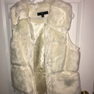 Fluffy vest